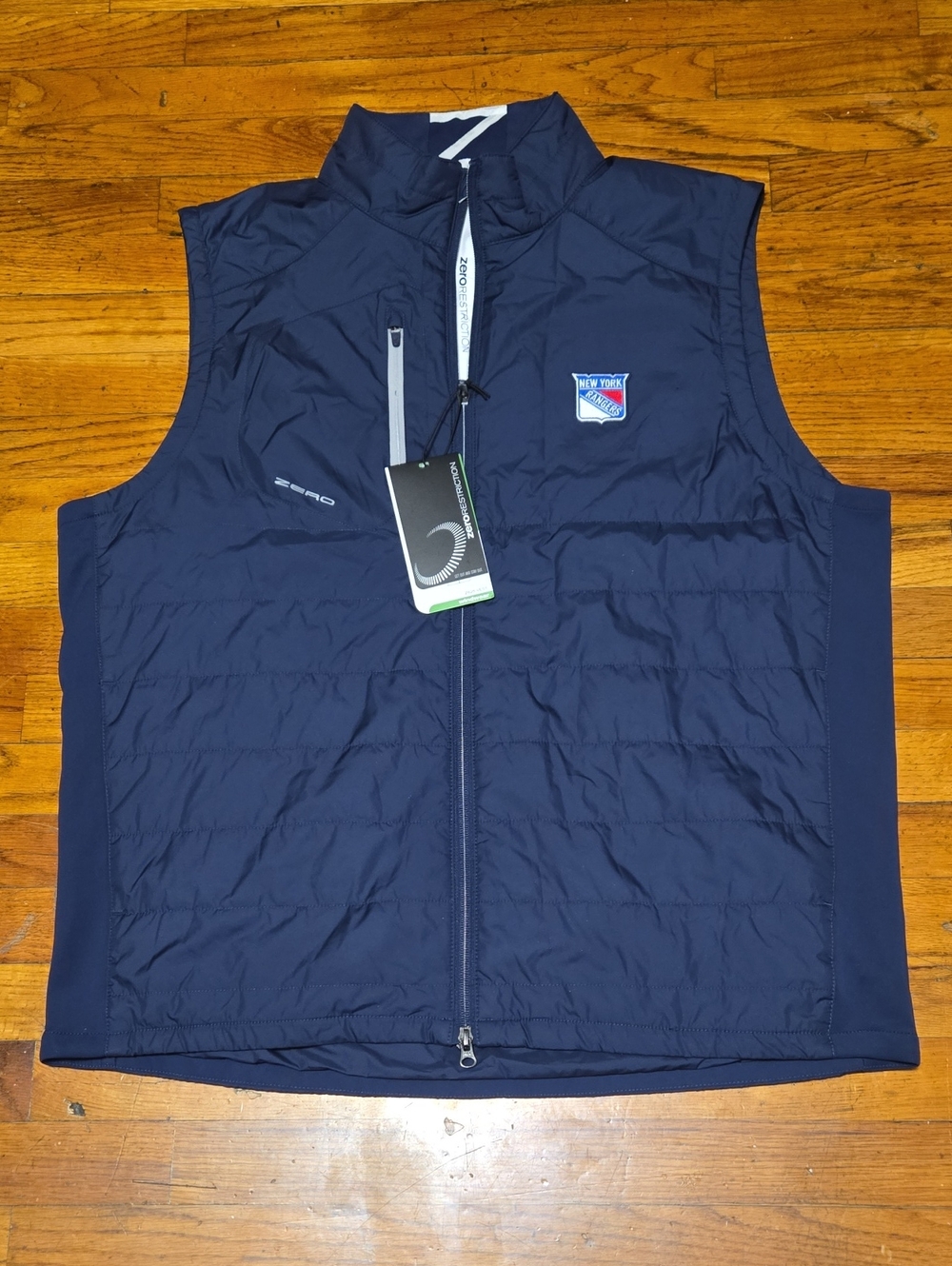 Zero Restriction Z625 Vest x NY Rangers Blue Quilted Insulated Golf XXL- NWT